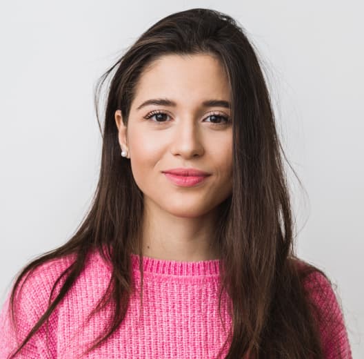 Marketing specialist's face