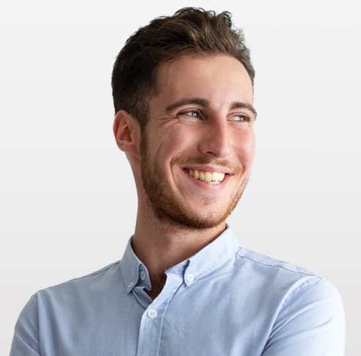 Frontend developer's face