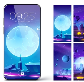 Mobile screenshots.